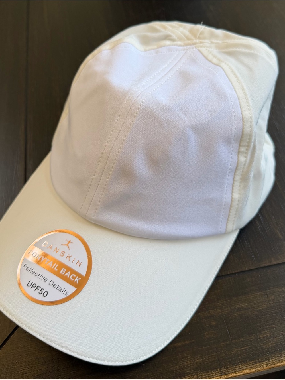 Danskin women’s White and Cream Performance Sun Hat